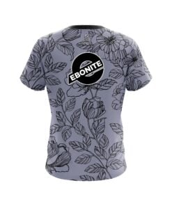 Alternative view of Ebonite Flower Tattoo CoolWick Bowling Jersey