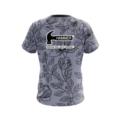 Hammer Flower Tattoo CoolWick Bowling Jersey - Image 2