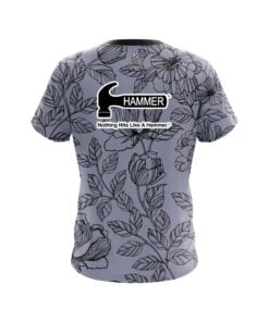Alternative view of Hammer Flower Tattoo CoolWick Bowling Jersey
