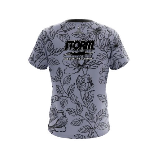 Storm Flower Tattoo CoolWick Bowling Jersey - Image 2