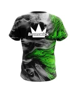 Alternative view of Brunswick Green Lava CoolWick Bowling Jersey