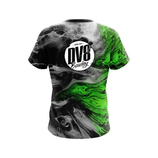 DV8 Green Lava CoolWick Bowling Jersey - Image 2