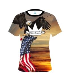Brunswick American Eagle Sunrise CoolWick Bowling Jersey