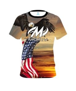 Motiv American Eagle Sunrise CoolWick Bowling Jersey