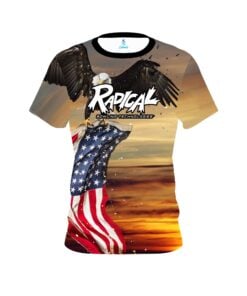 Radical American Eagle Sunrise CoolWick Bowling Jersey