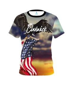 Signature Coolwick American Eagle Sunset Bowling Jersey