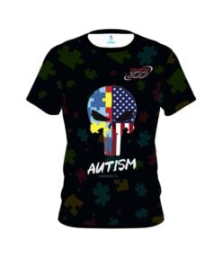 Columbia 300 Autism Punisher CoolWick Bowling Jersey