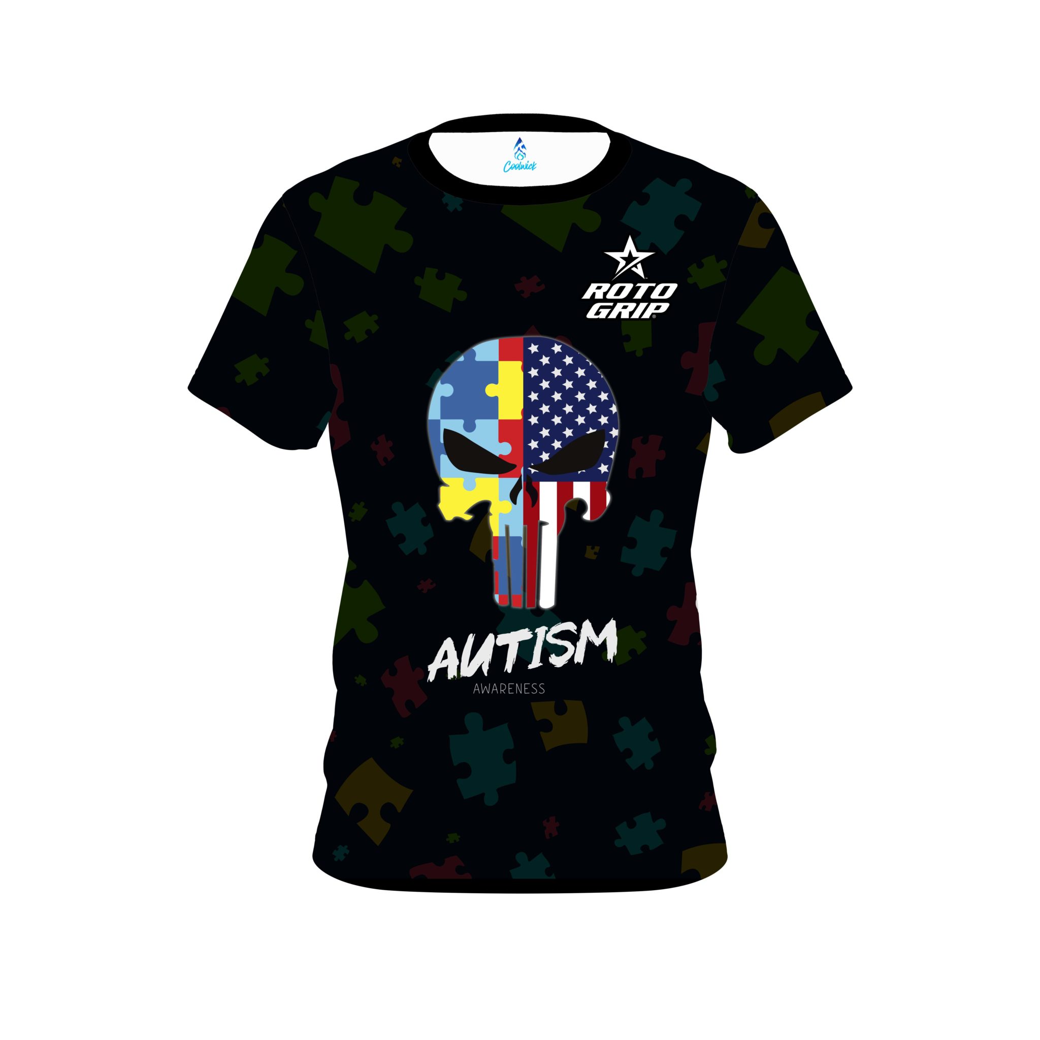 Roto Grip Autism Punisher CoolWick Bowling Jersey