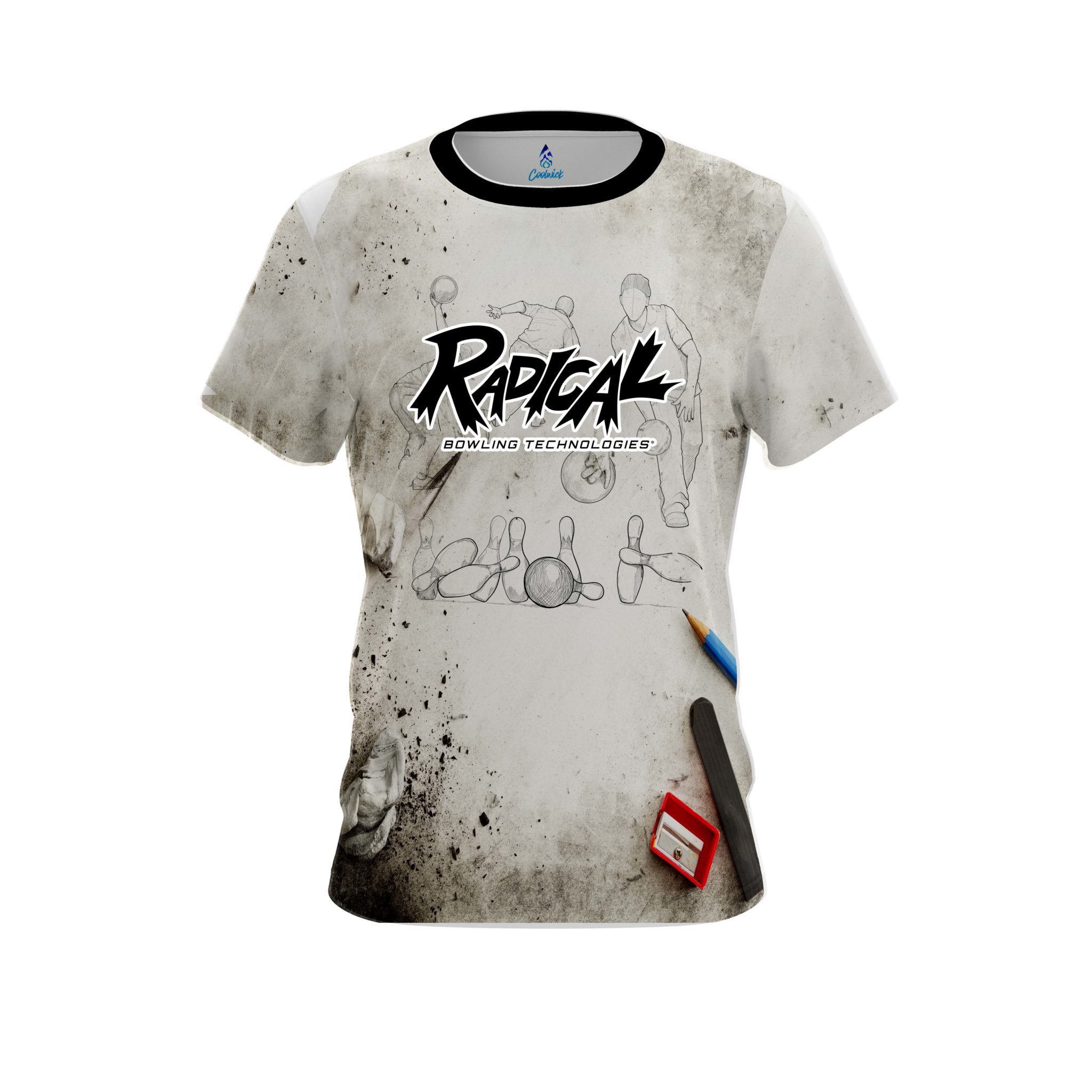 Radical Drawing Board CoolWick Bowling Jersey