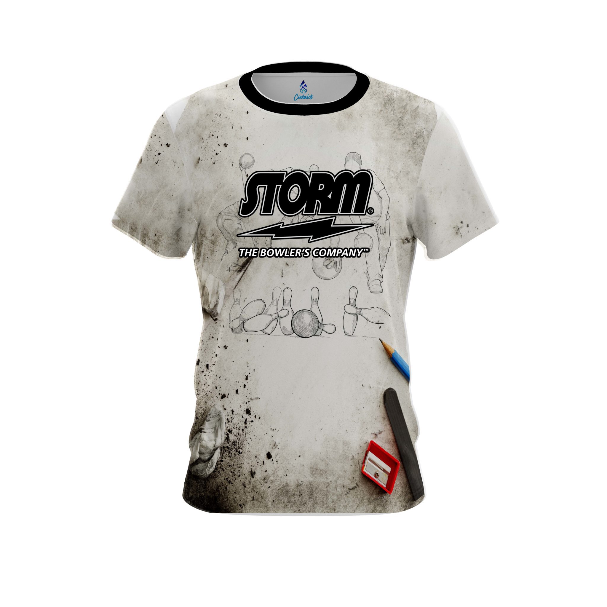 Storm Drawing Board CoolWick Bowling Jersey