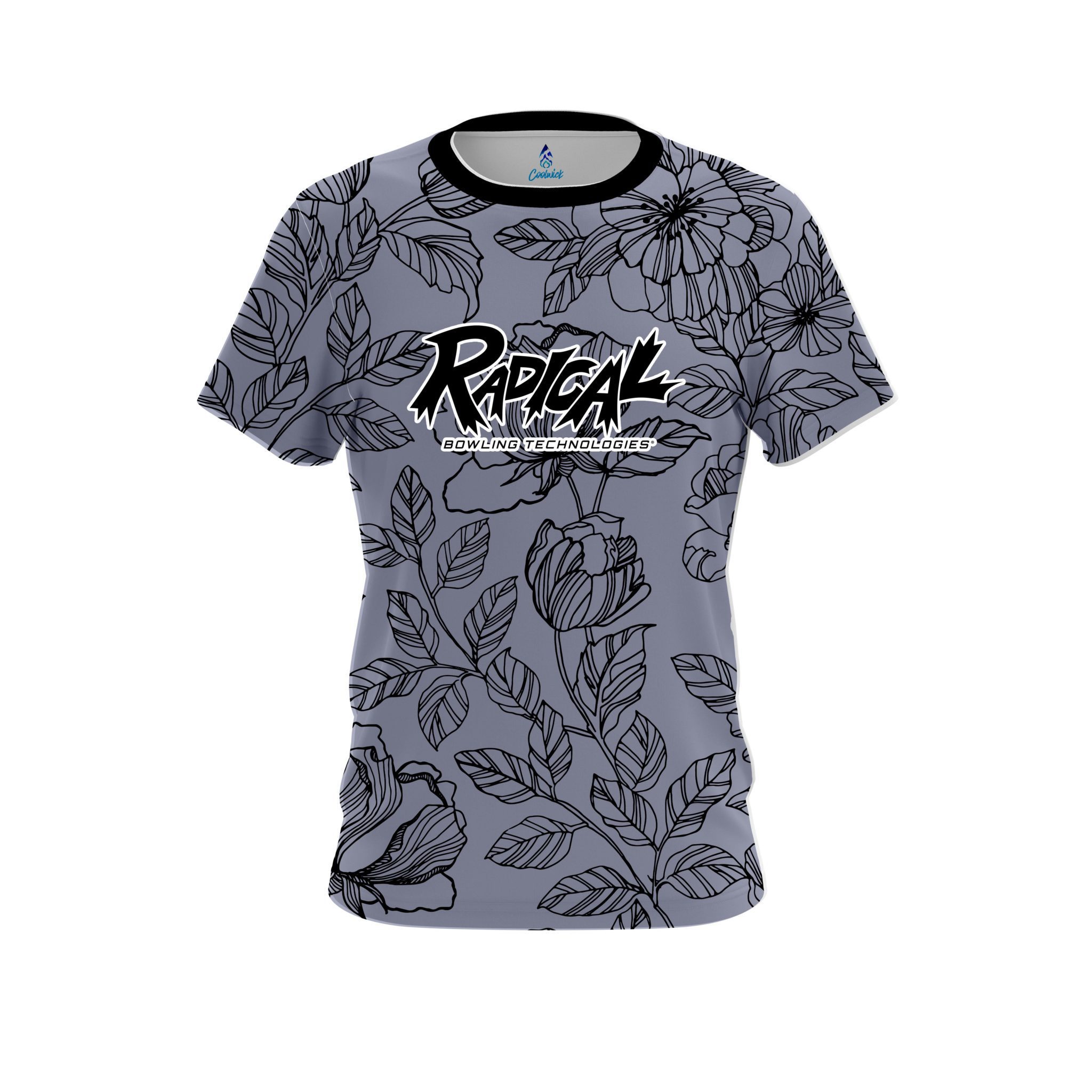 Radical Flower Tattoo CoolWick Bowling Jersey