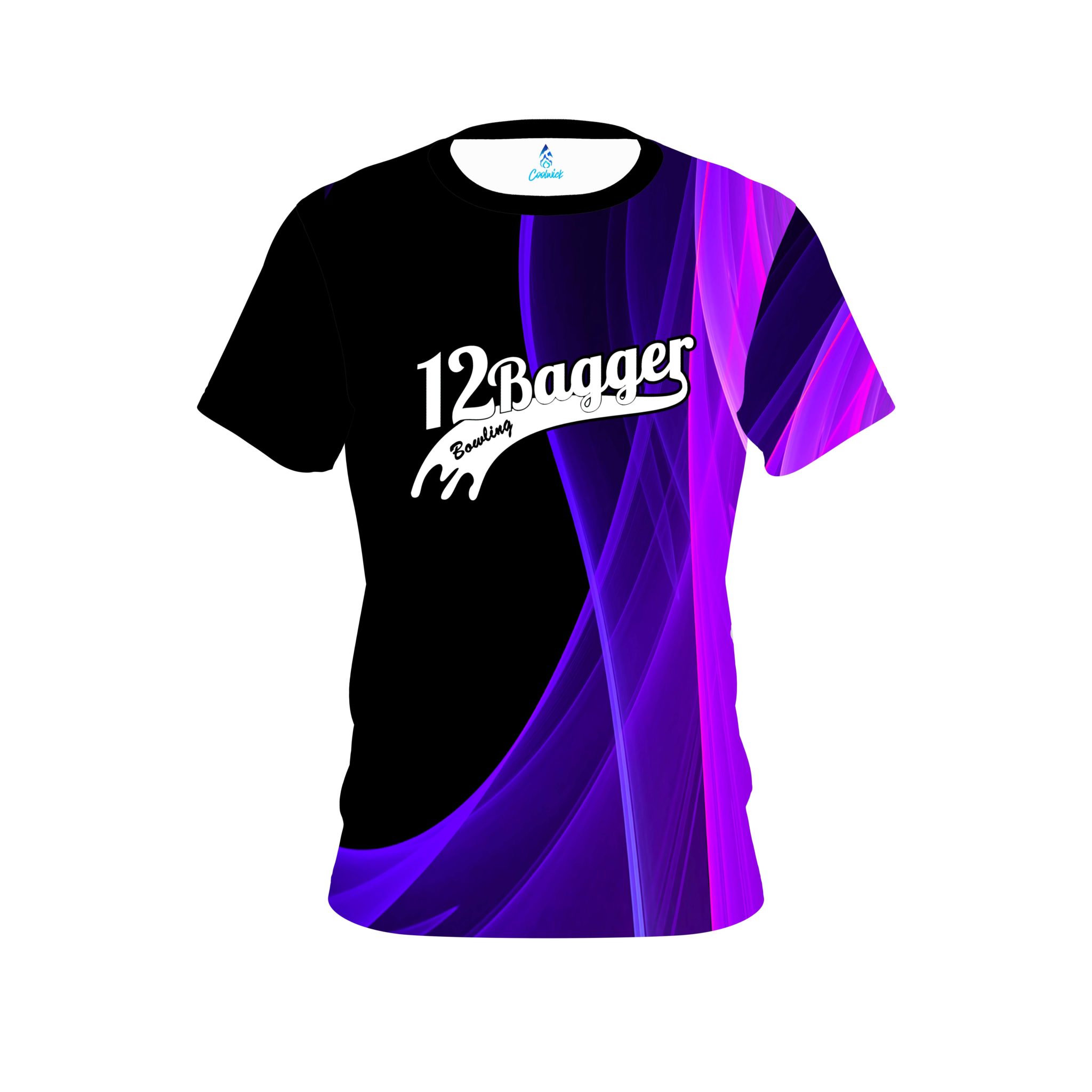 12Bagger Bowling Deep Curves Purple Coolwick Jersey