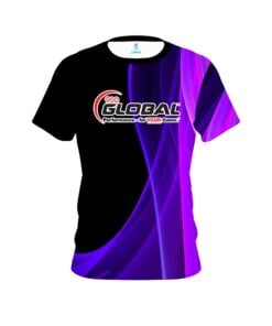 900 Global Deep Curves Purple CoolWick Bowling Jersey