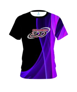 Columbia 300 Deep Curves Purple CoolWick Bowling Jersey