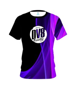 DV8 Deep Curves Purple CoolWick Bowling Jersey