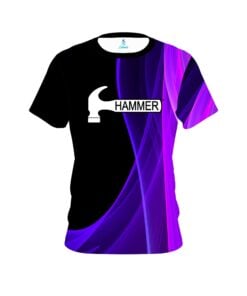Hammer Deep Curves Purple CoolWick Bowling Jersey