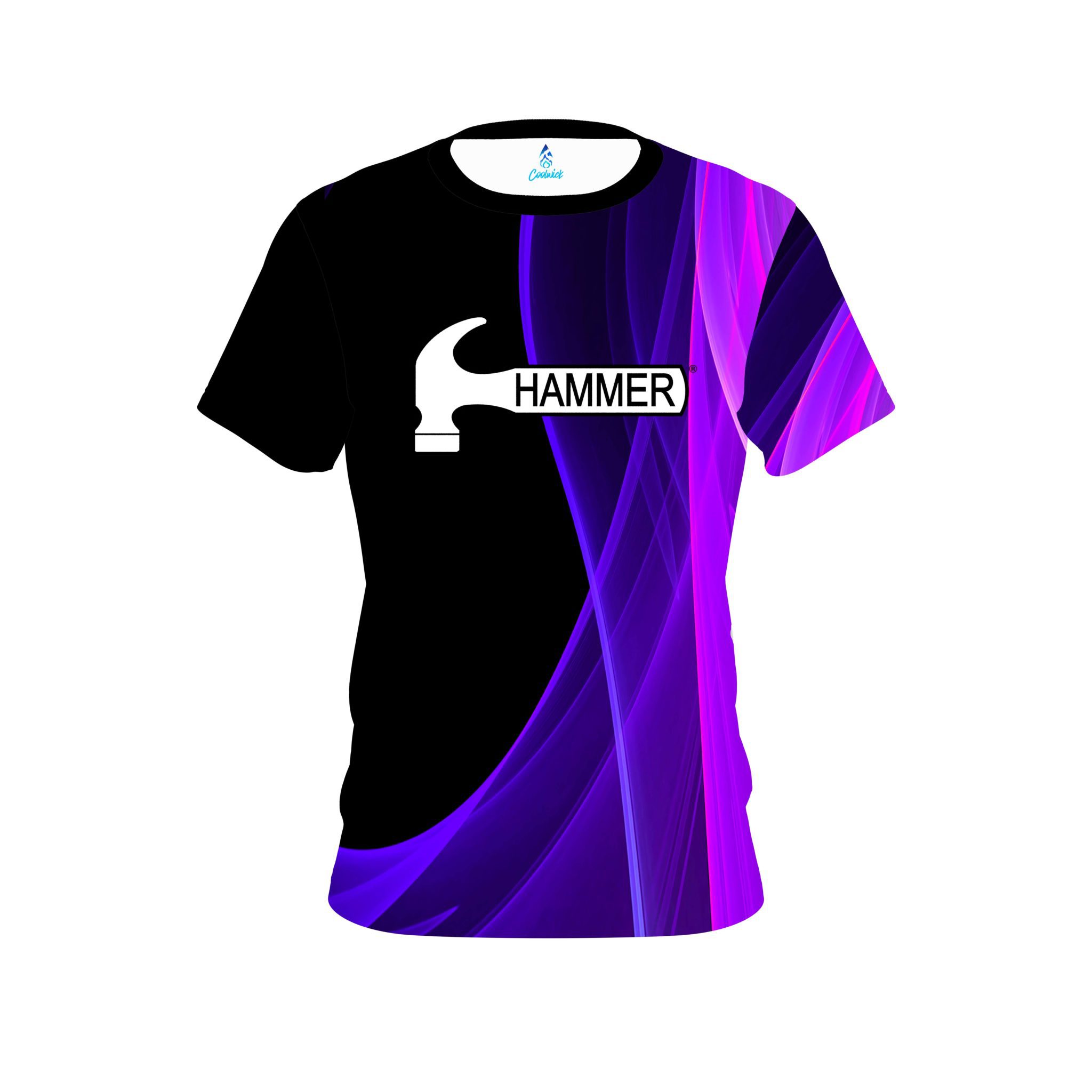 Hammer Deep Curves Purple CoolWick Bowling Jersey