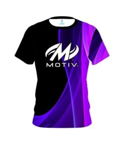 Motiv Deep Curves Purple CoolWick Bowling Jersey
