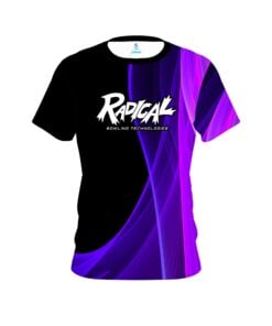 Radical Deep Curves Purple CoolWick Bowling Jersey