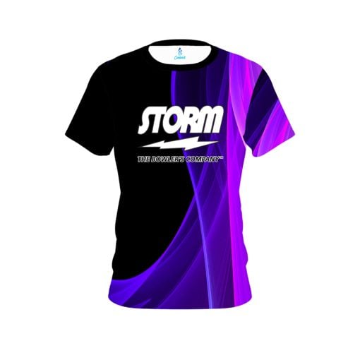 Storm Deep Curves Purple CoolWick Bowling Jersey