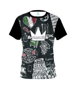 Brunswick Italy Vibes CoolWick Bowling Jersey