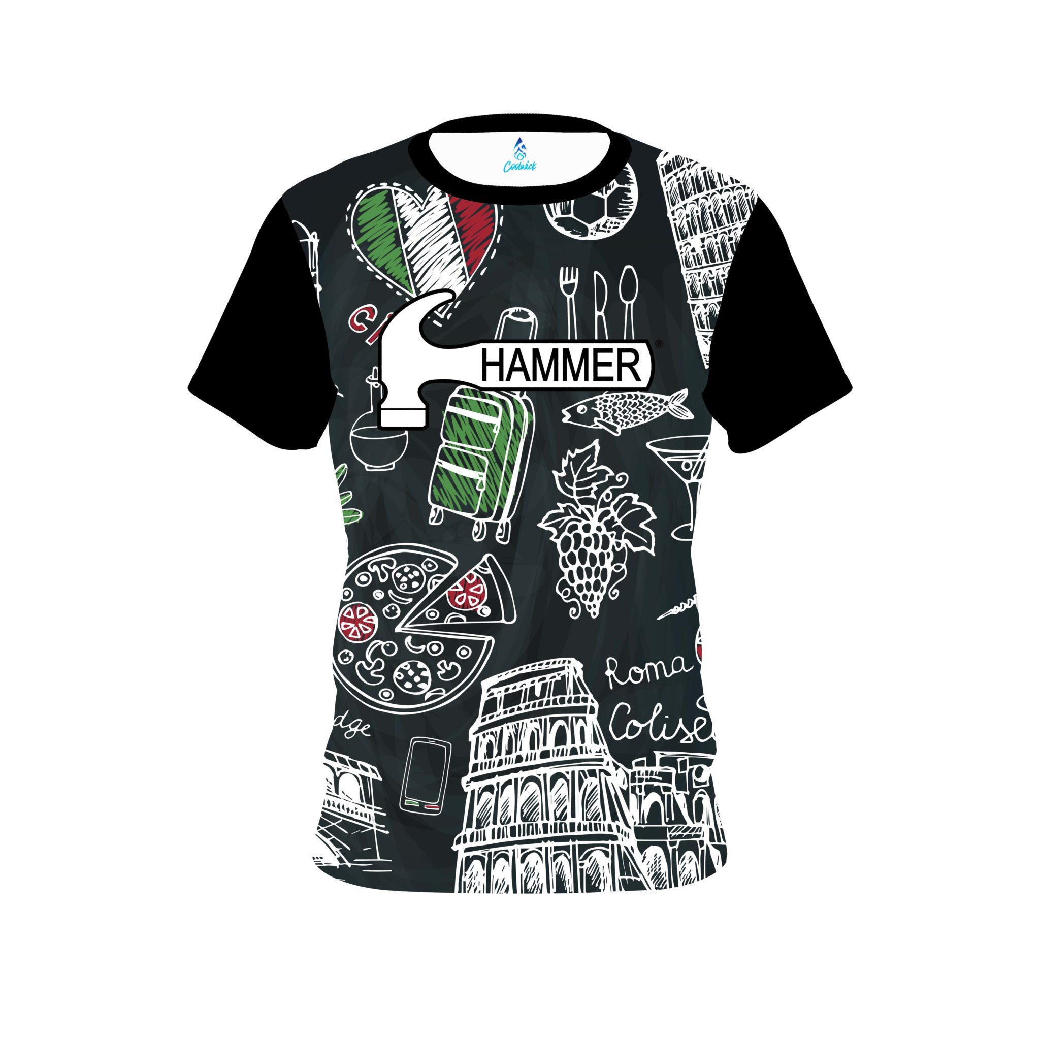 Hammer Italy Vibes CoolWick Bowling Jersey