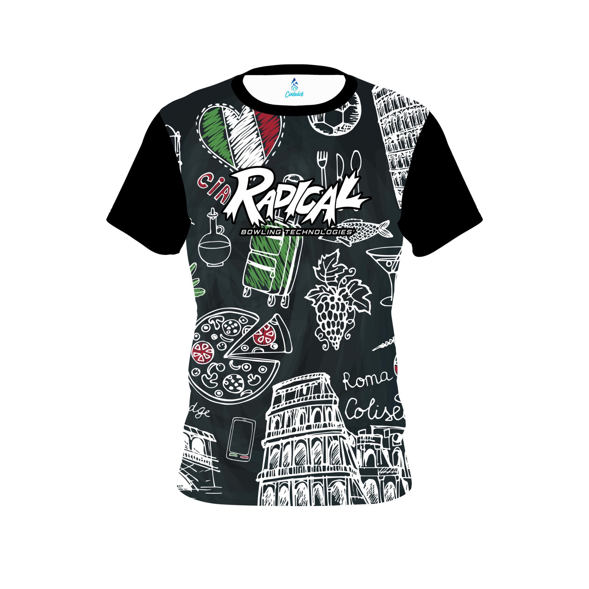 Radical Italy Vibes CoolWick Bowling Jersey