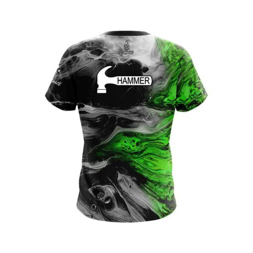Hammer Green Lava CoolWick Bowling Jersey - Image 2