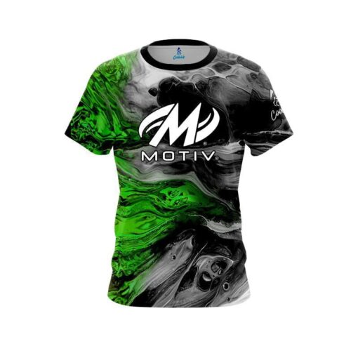 Motiv Green Lava CoolWick Bowling Jersey