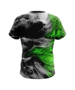 Alternative view of Plain Green Lava CoolWick Bowling Jersey
