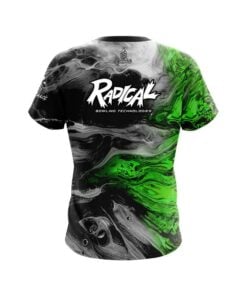 Alternative view of Radical Green Lava CoolWick Bowling Jersey