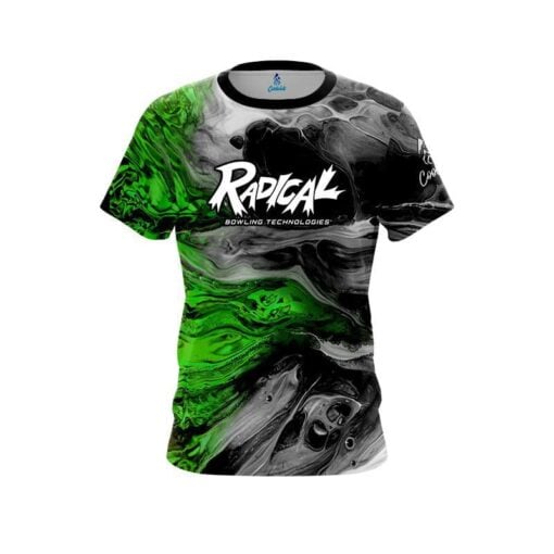Radical Green Lava CoolWick Bowling Jersey