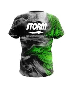 Alternative view of Storm Green Lava CoolWick Bowling Jersey