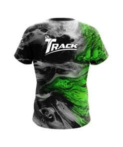 Alternative view of Track Green Lava CoolWick Bowling Jersey