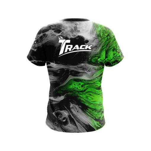 Track Green Lava CoolWick Bowling Jersey - Image 2
