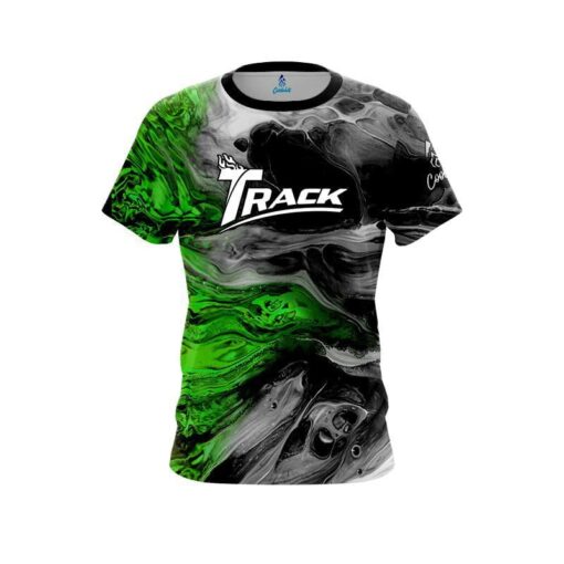 Track Green Lava CoolWick Bowling Jersey