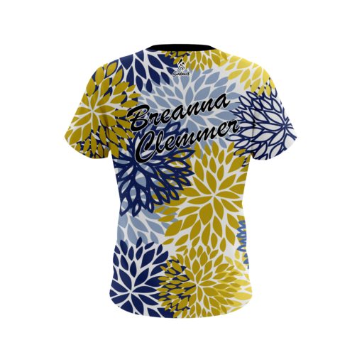 Breanna Clemmer Brunswick Garden Flowers CoolWick Bowling Jersey - Image 2