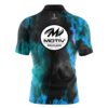 Motiv Blue Flame Quick Ship CoolWick Sash Zip Bowling Jersey - Image 2