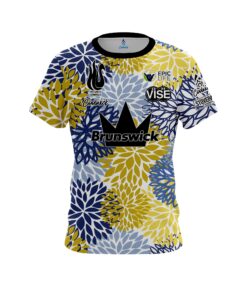 Breanna Clemmer Brunswick Garden Flowers CoolWick Bowling Jersey