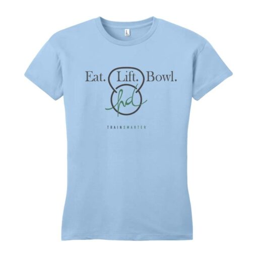 Eat Lift Bowl BowlFit Heather D'Errico Coolwick Women's T-Shirt