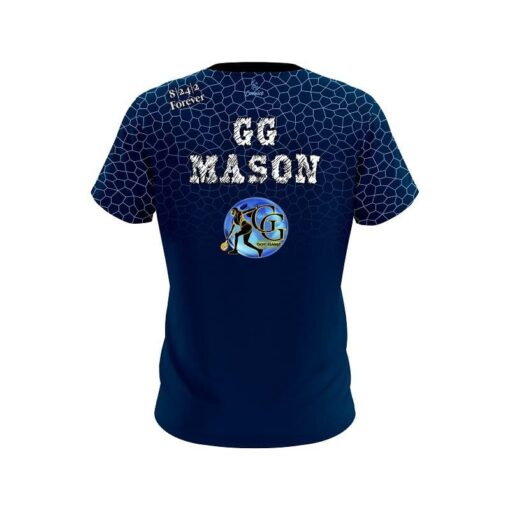 Gazmine “GG” Mason Storm Navy Blue CoolWick Replica Bowling Jersey - Image 2