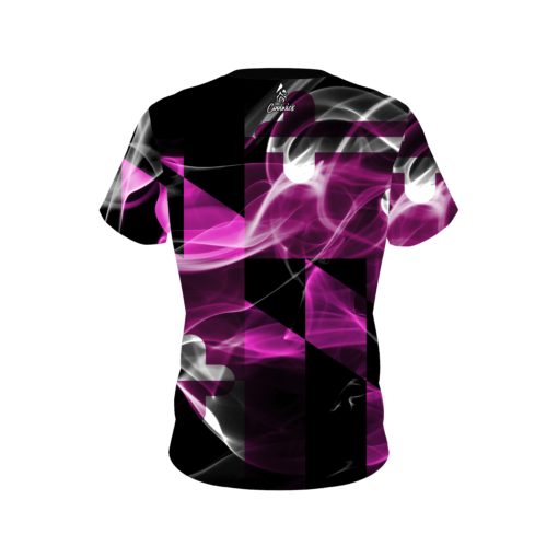 A2B Addicted2Bowling Jai Jones Pink CoolWick Jersey - Image 2