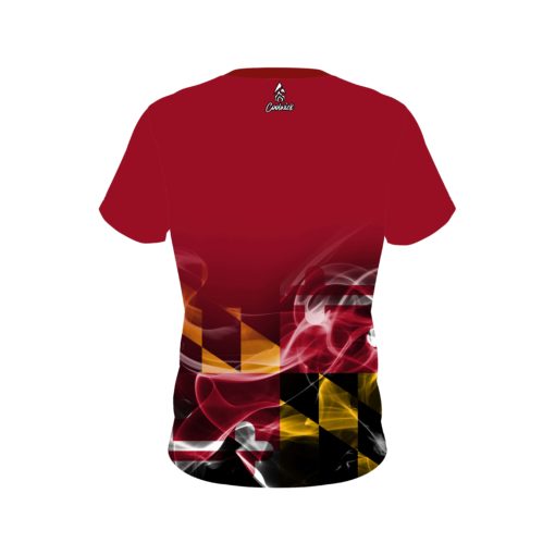 A2B Addicted2Bowling Jai Jones Red MD Flag CoolWick Jersey - Image 2