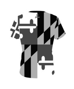 Alternative view of A2B Addicted2Bowling Jai Jones Black White MD Flag CoolWick Jersey