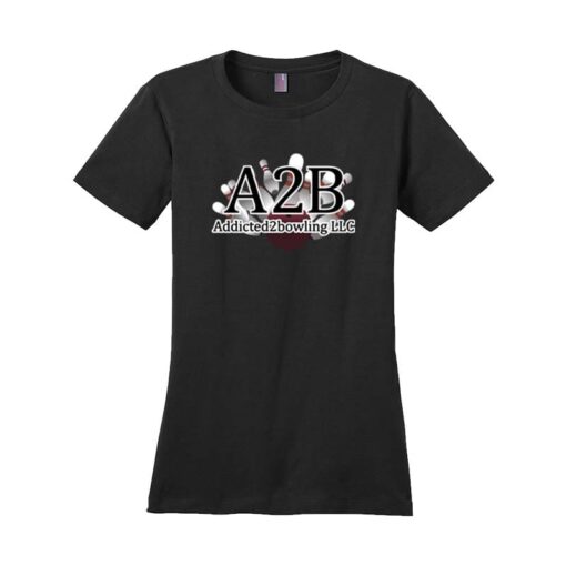 A2B Addicted2Bowling Womens CoolWick Bowling T-Shirt - Image 7