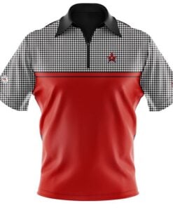 Roto Grip ASC Red Houndstooth Men's CoolWick Polo