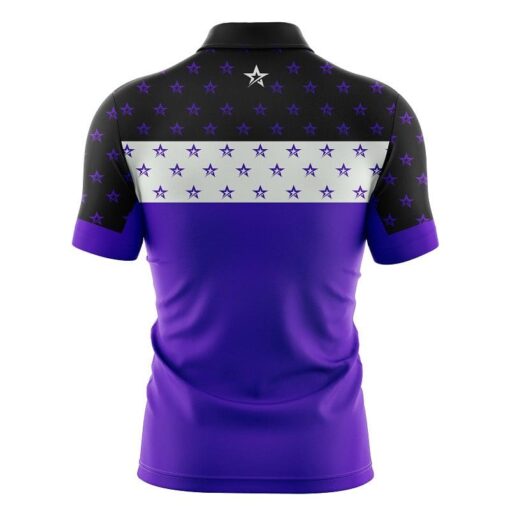 Roto Grip ASC Extreme Purple Star 2 Men's CoolWick Polo - Image 2
