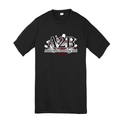 A2B Addicted2Bowling Youth CoolWick Bowling T-Shirt - Image 4