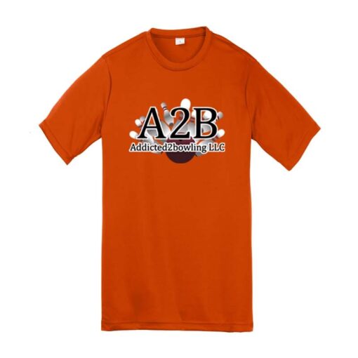 A2B Addicted2Bowling Youth CoolWick Bowling T-Shirt - Image 5