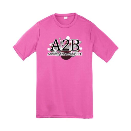 A2B Addicted2Bowling Youth CoolWick Bowling T-Shirt - Image 3